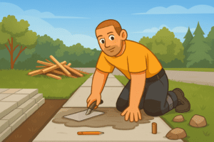 Gjuta egna betongplattor